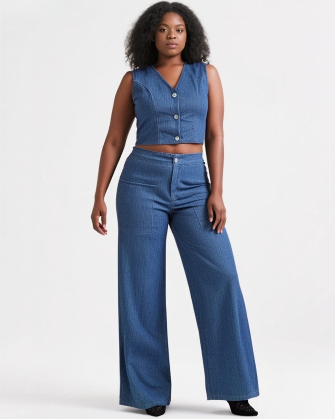 Conjunto Denim Elegance