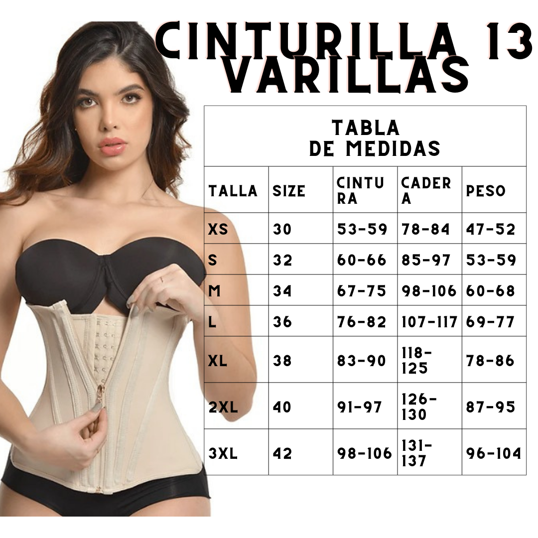 Faja Cinturilla 12 Varillas