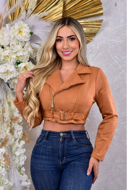 Chaqueta Corta Para Dama
