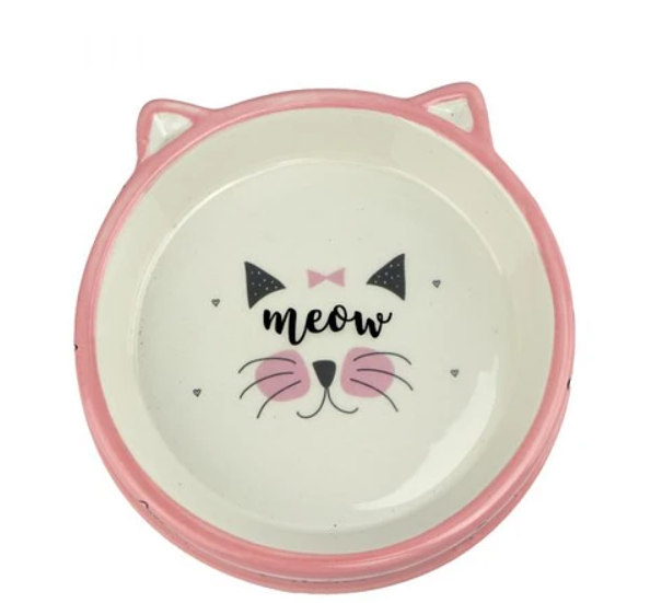Comedero Plato En Cerámica Para Gato
