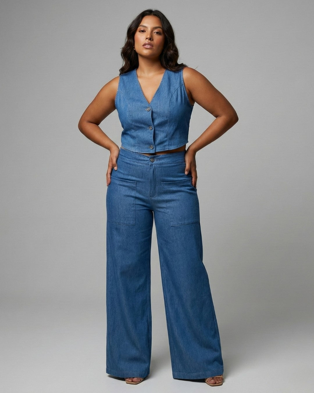 Conjunto Denim Elegance