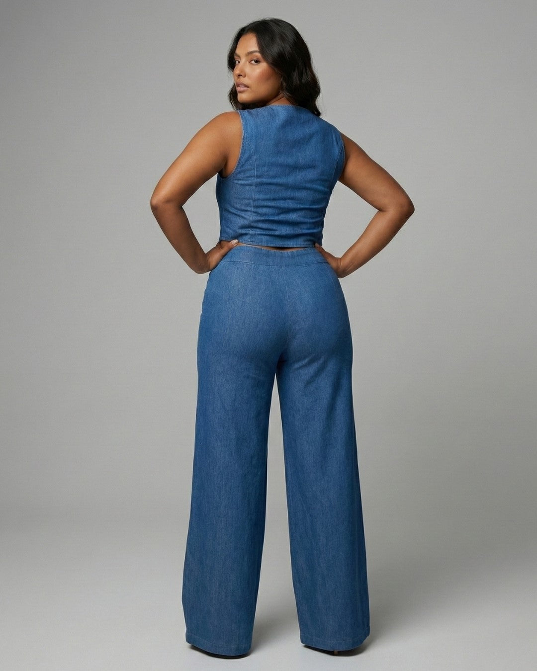 Conjunto Denim Elegance