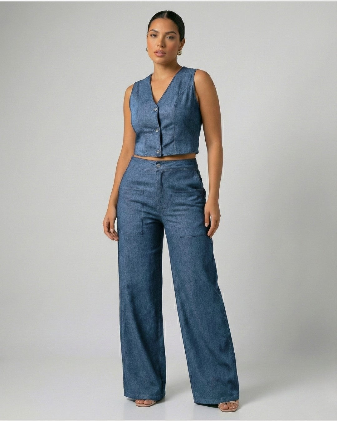 Conjunto Denim Elegance
