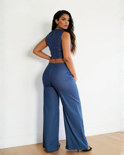 Conjunto Denim Elegance