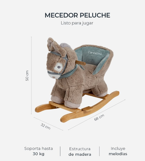 Peluche Mecedor +12meses