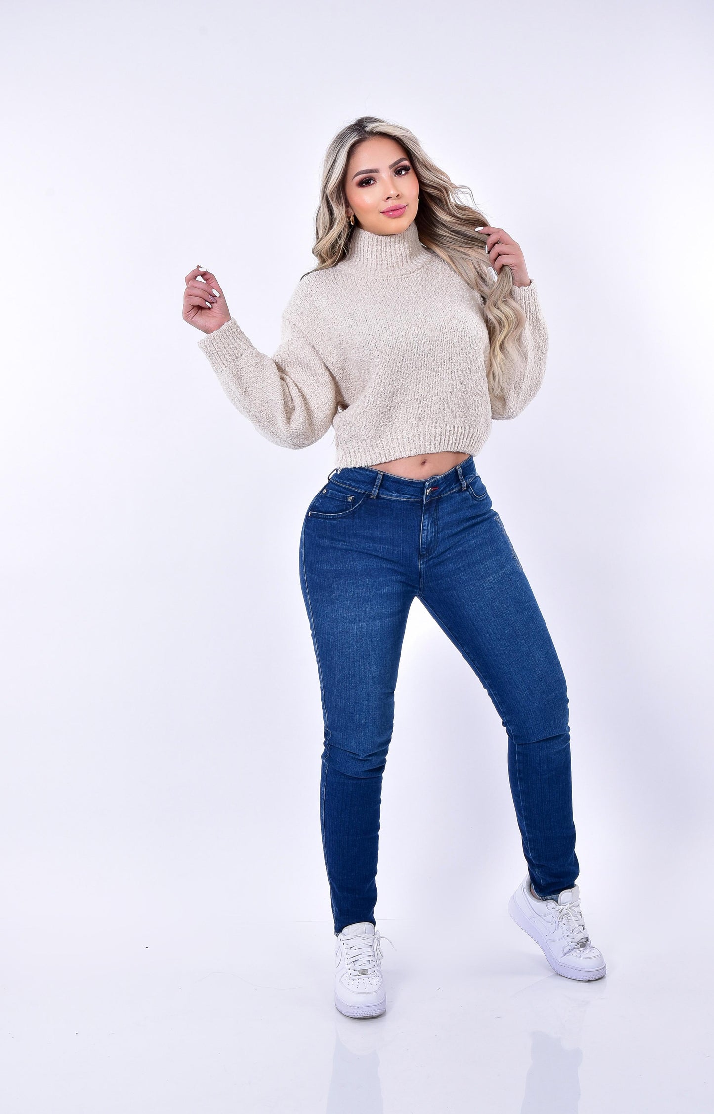 Sueter Para Dama Cuello Alto