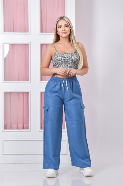 Conjunto Pantalón Cargo y Top