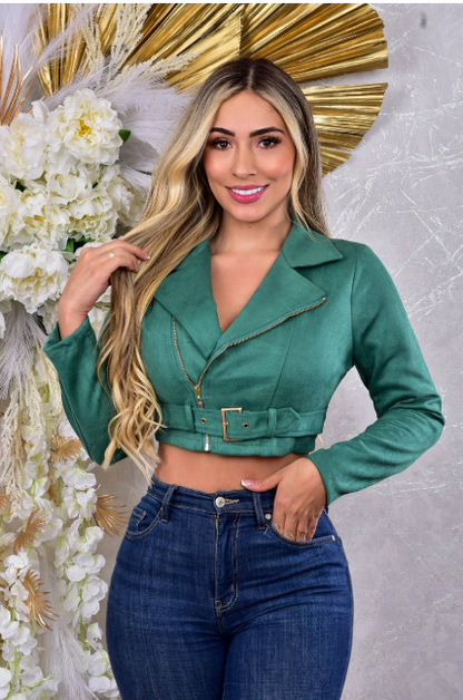 Chaqueta Corta Para Dama