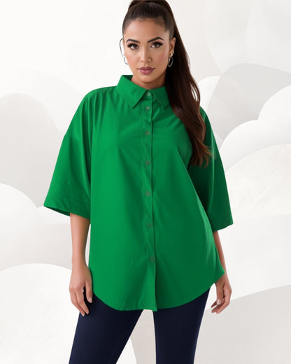 Blusa Dama Greta Manga Tres Cuartos