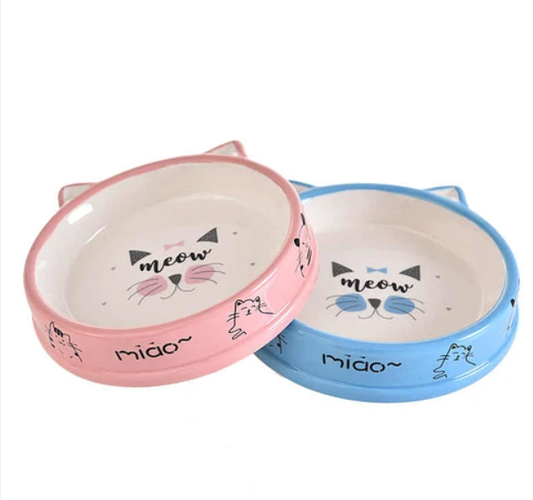 Comedero Plato En Cerámica Para Gato